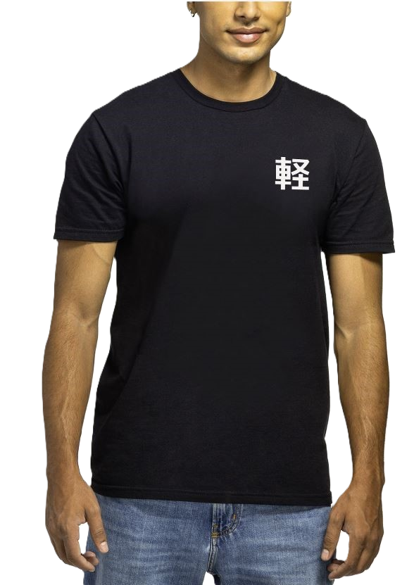 Asphalt Black Tee Front